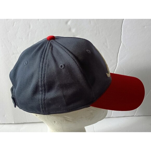 Atlanta Braves Hat Navy Blue Embroidered Strapback Cap - Picture 6 of 8